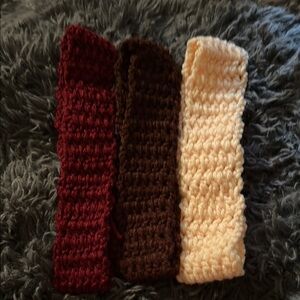 Handmade Crochet Headbands Set